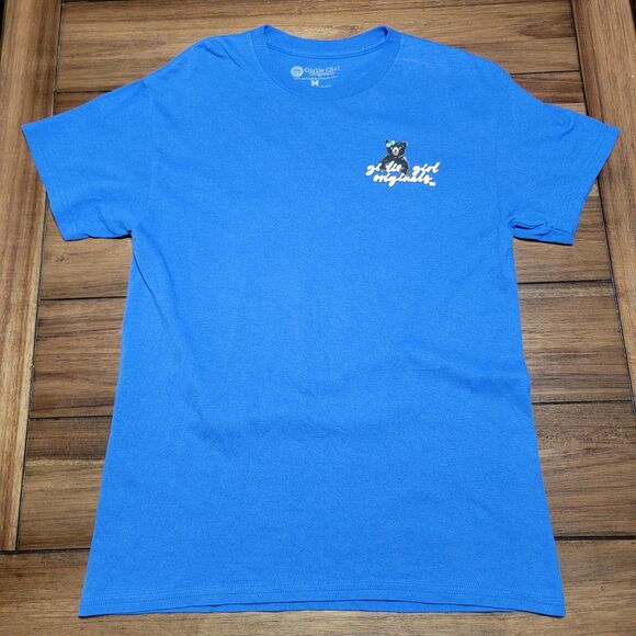 Girlie Girl Originals SS Blue Tee "Into The Wild" - Size Medium - Picture 4 of 5